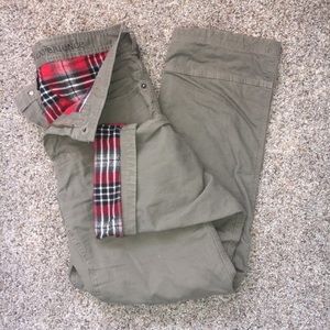 prAna Flannel Lined Pants 32x32